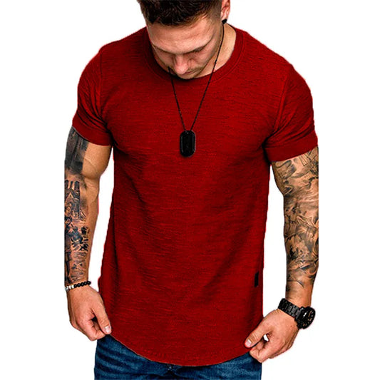 Men's Casual Neck T-Shirt Summer