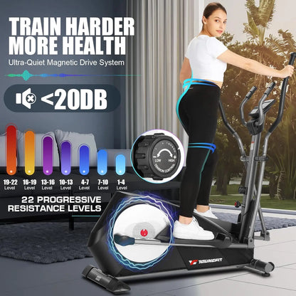 Foldable Elliptical Machine For Home Use