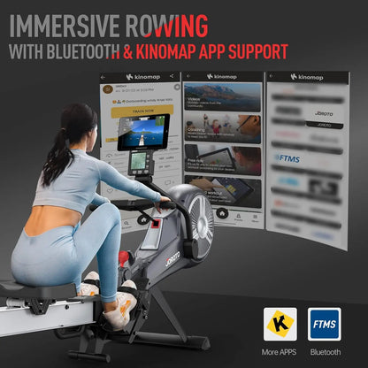 Air Magnetic Rowing Machine For Home Use