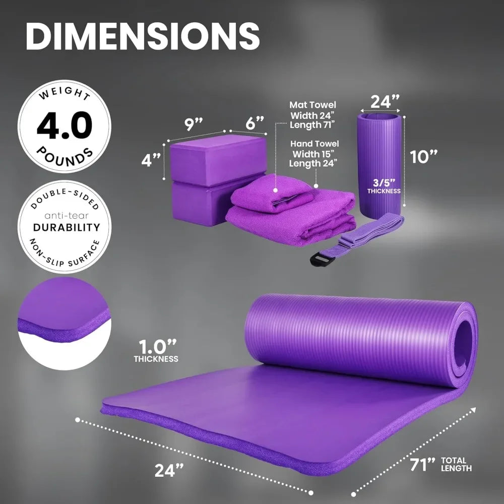 Yoga Equipment 7-Piece Set