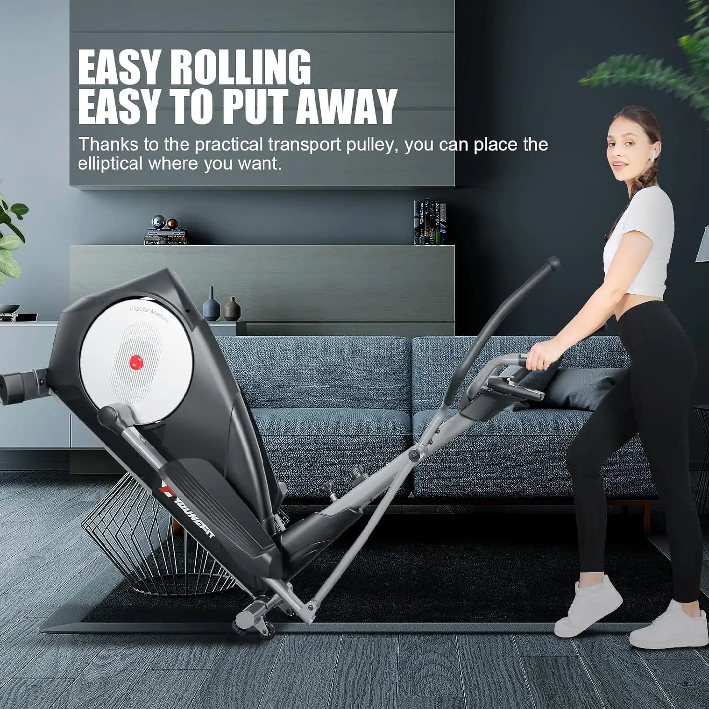 Foldable Elliptical Machine For Home Use