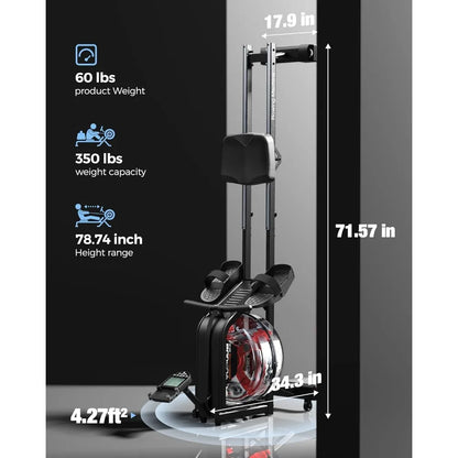 Magnetic/Water Rowing Machine Foldable