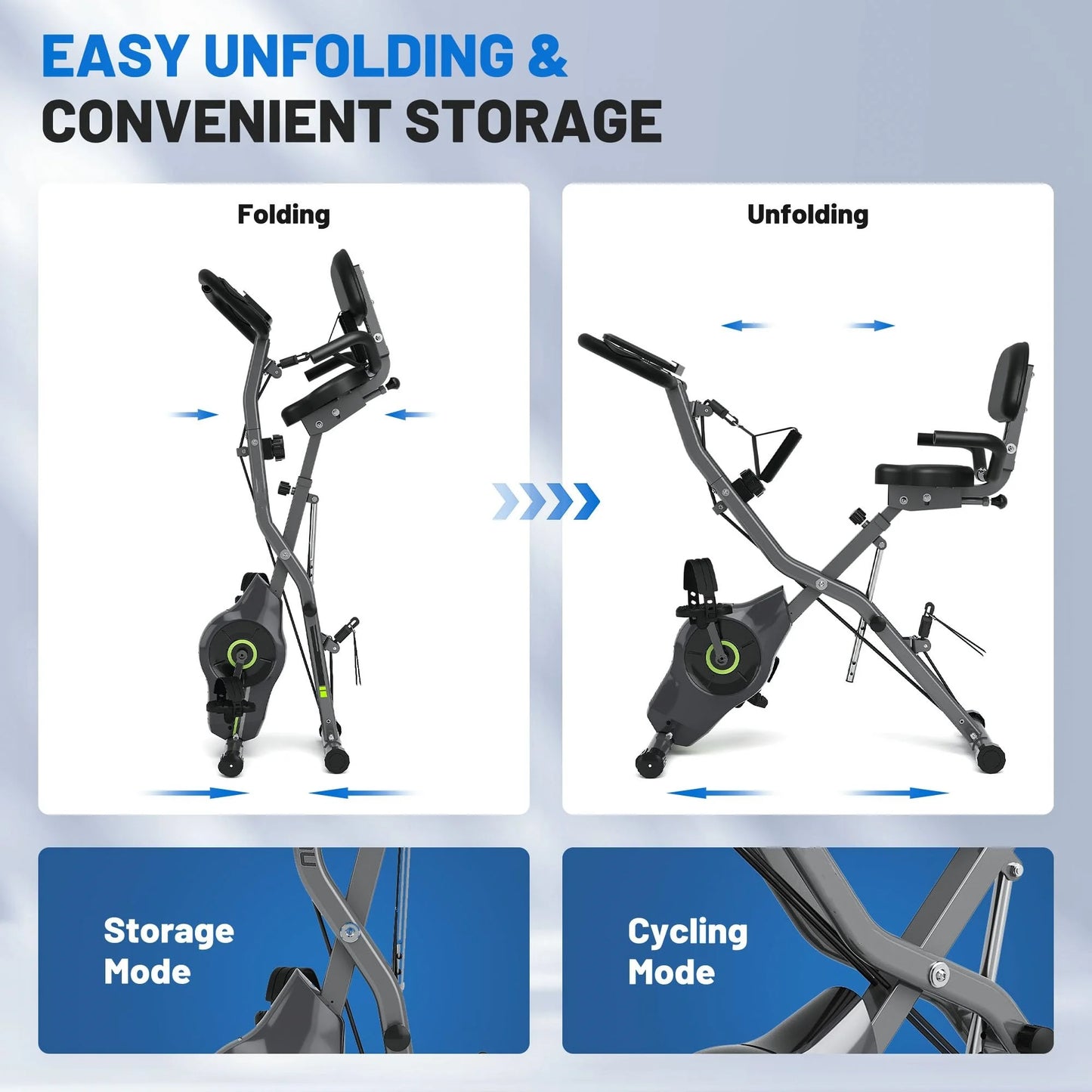 Exercise Bike 5-in-1 Magnetic Resistance