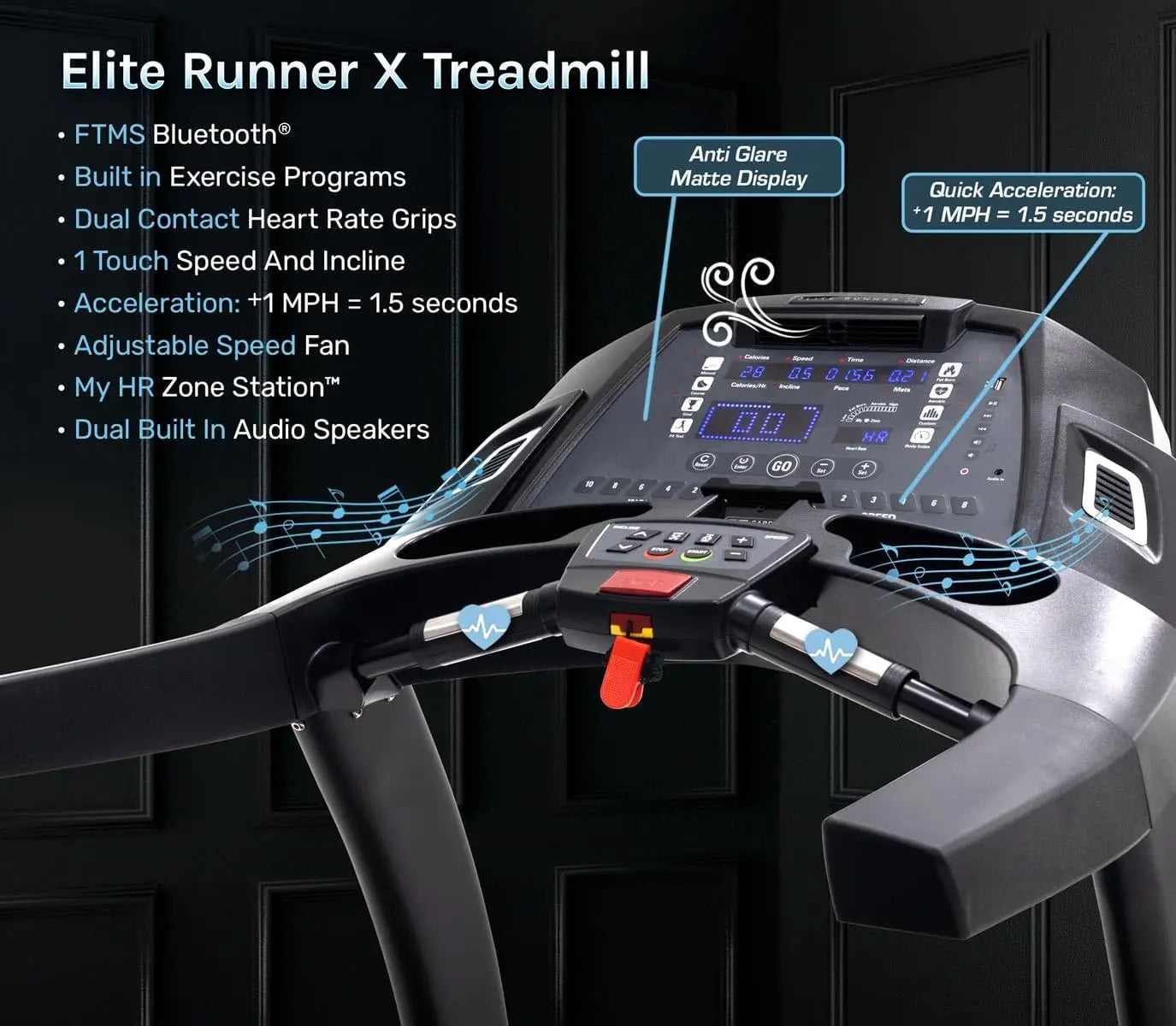 Cardio Elite Runner Treadmill  Commercial