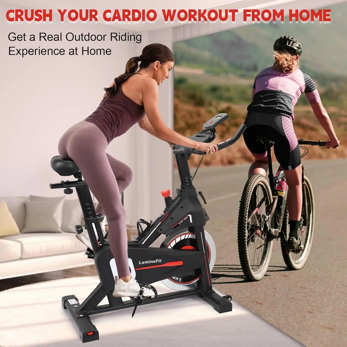 Indoor Exercise Stationary Bike For Home