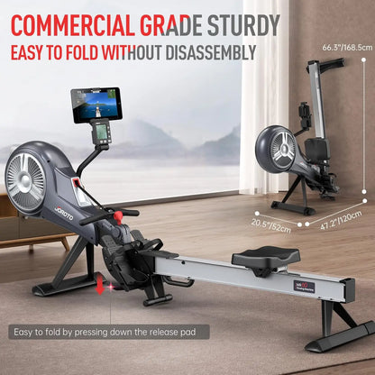 Air Magnetic Rowing Machine For Home Use