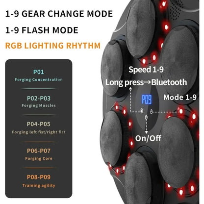 Music Boxing Machine With Boxings Gloves