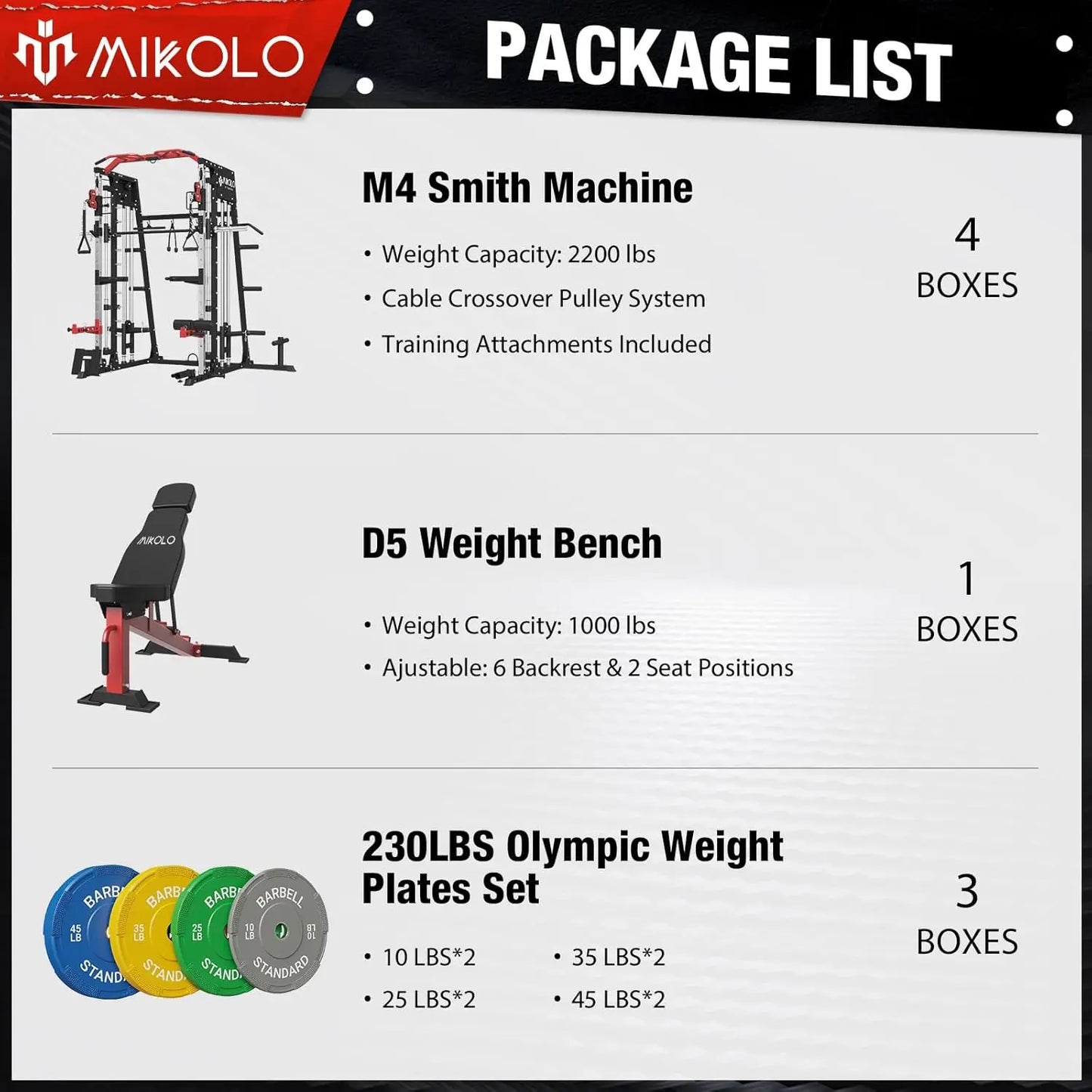 Smith Machine 2200lbs Squat Rack