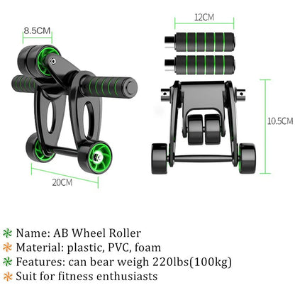 Sports Ab Rollers Core Strength Training