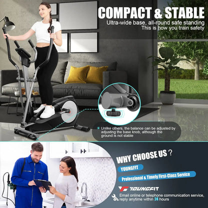 Foldable Elliptical Machine For Home Use