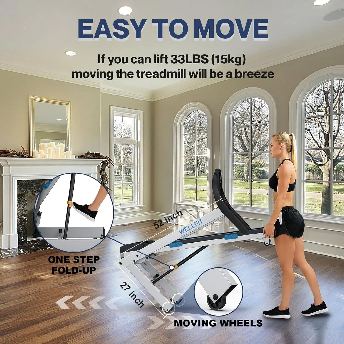 Home Gym Treadmill 3.5HP