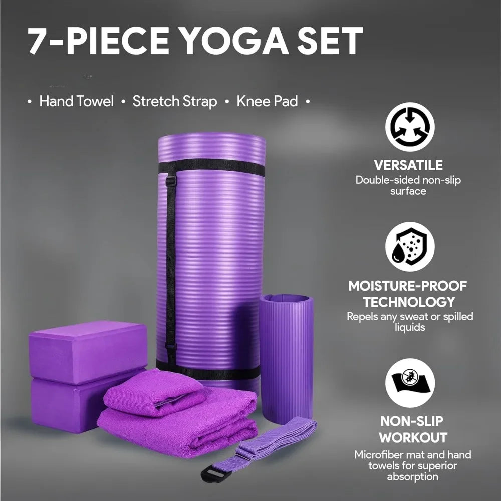 Yoga Equipment 7-Piece Set